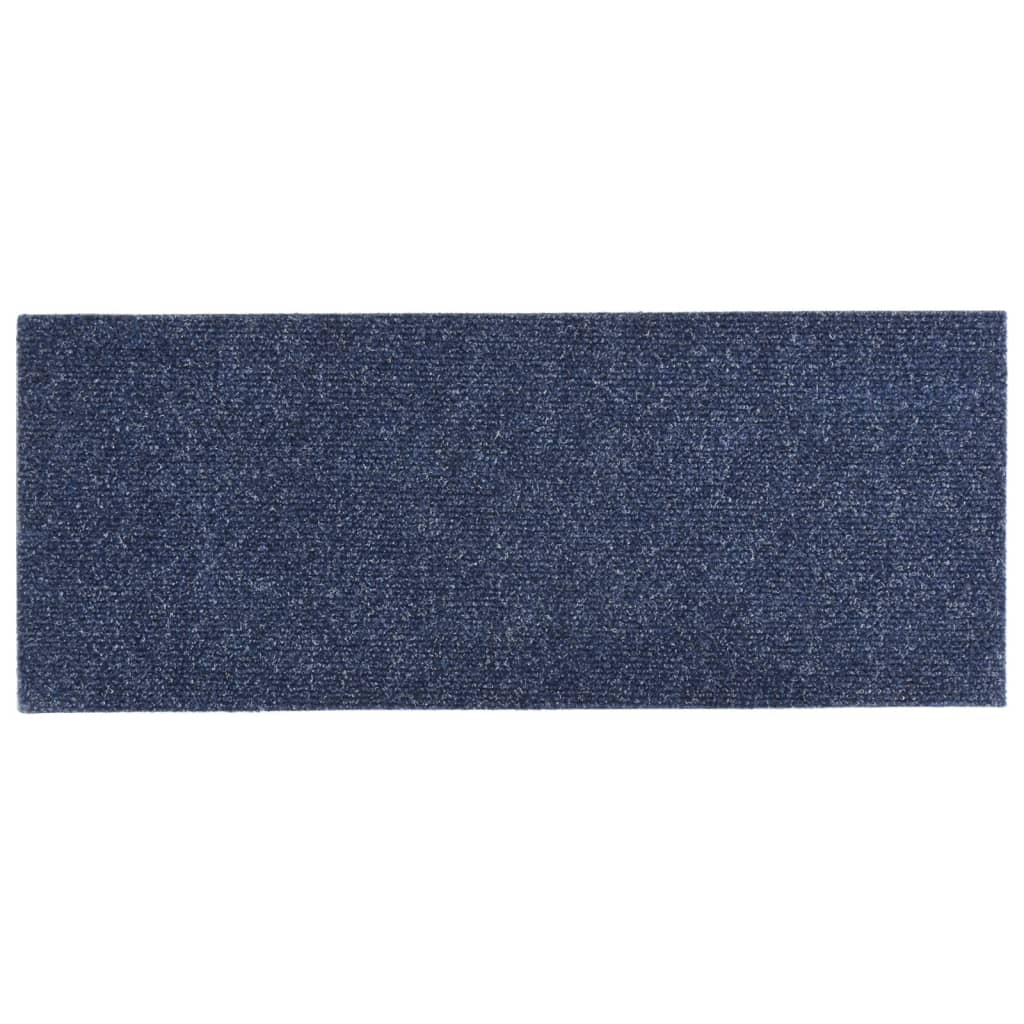 15 St Trapmatten Zelfklevend Rechthoekig 60X25 Cm Grijsblauw