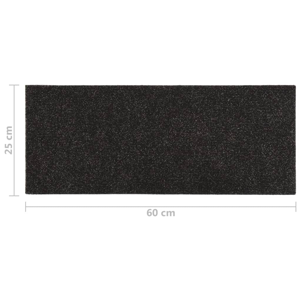 15 St Trapmatten Zelfklevend Rechthoekig 60X25 Cm Bruin