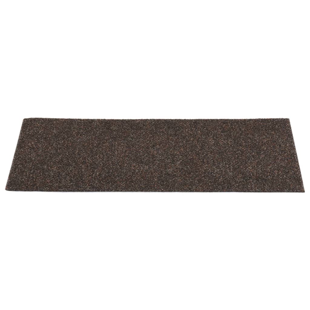 15 St Trapmatten Zelfklevend Rechthoekig 60X25 Cm Donkerbruin