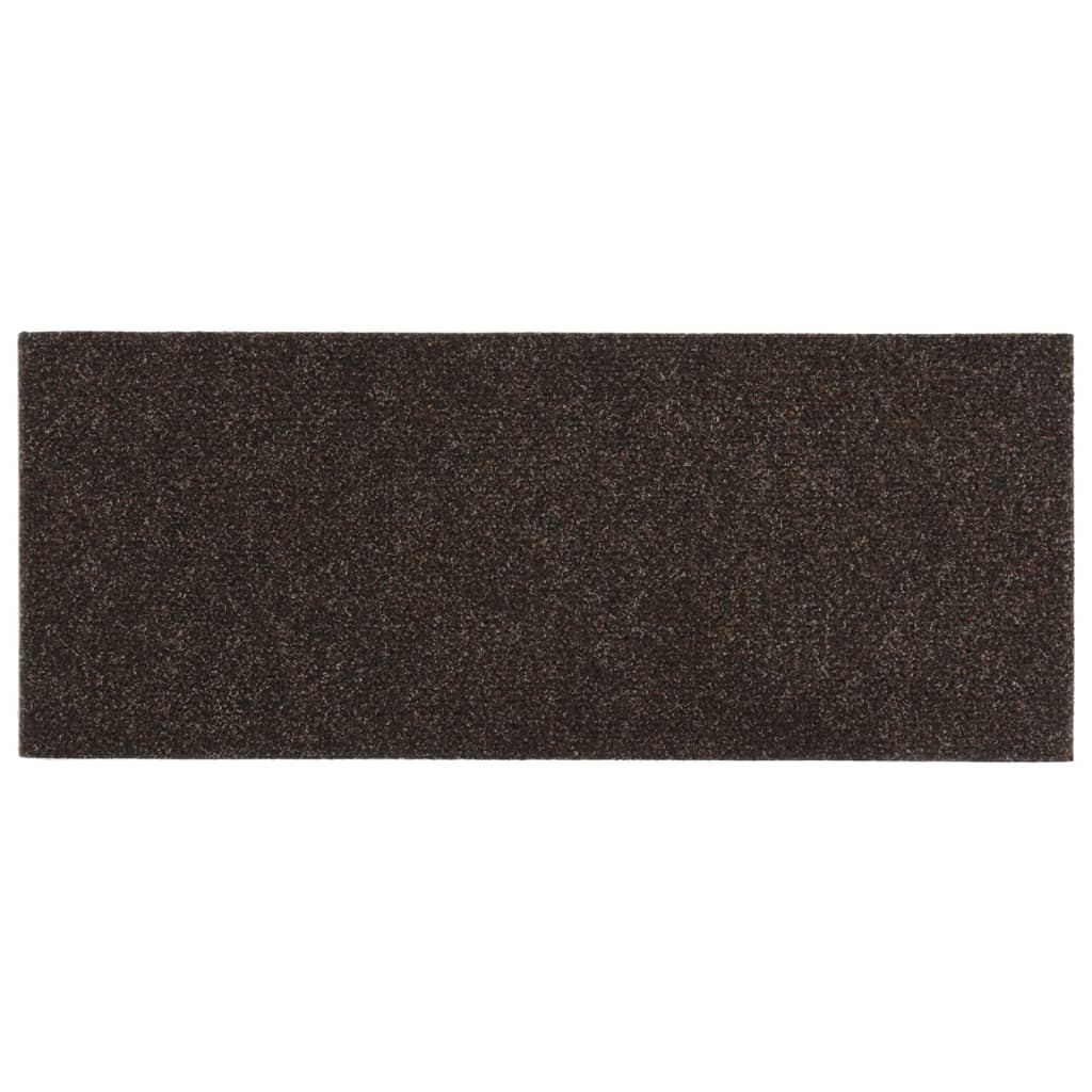 15 St Trapmatten Zelfklevend Rechthoekig 60X25 Cm Donkerbruin