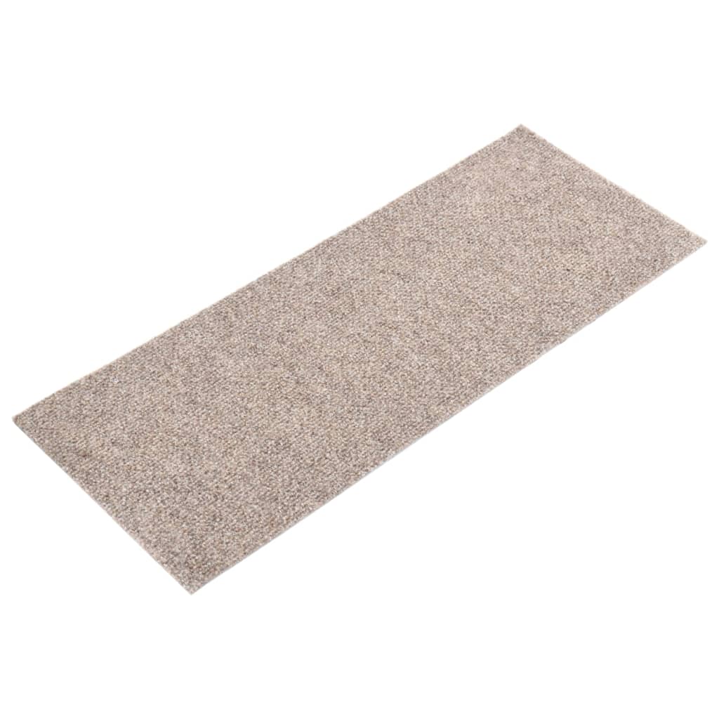15 St Trapmatten Zelfklevend Rechthoekig 60X25 Cm Crèmekleurig