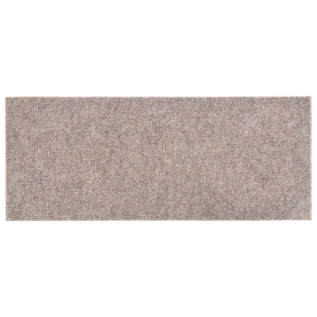 15 St Trapmatten Zelfklevend Rechthoekig 60X25 Cm Crèmekleurig