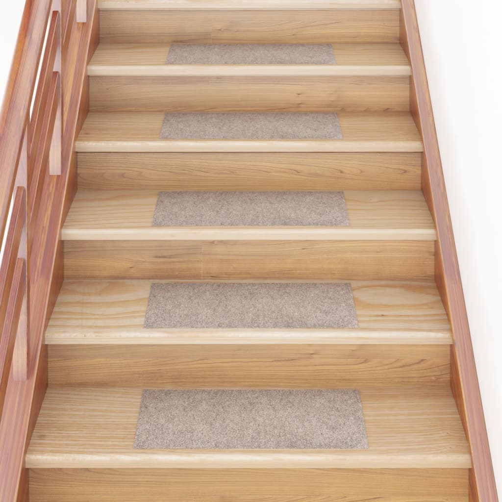 15 St Trapmatten Zelfklevend Rechthoekig 60X25 Cm Crèmekleurig