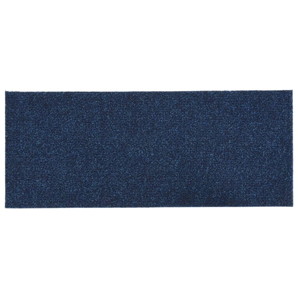 15 St Trapmatten Zelfklevend Rechthoekig 60X25 Cm Blauw