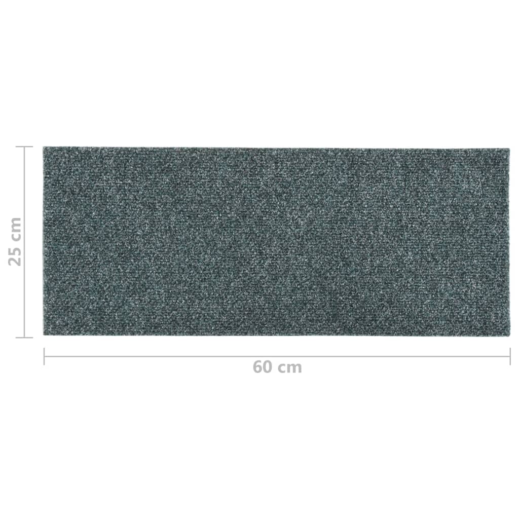 15 St Trapmatten Zelfklevend Rechthoekig 60X25 Cm Groen
