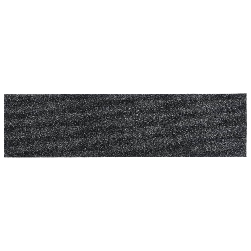 15 St Trapmatten Zelfklevend Rechthoekig 76X20 Cm Grijs