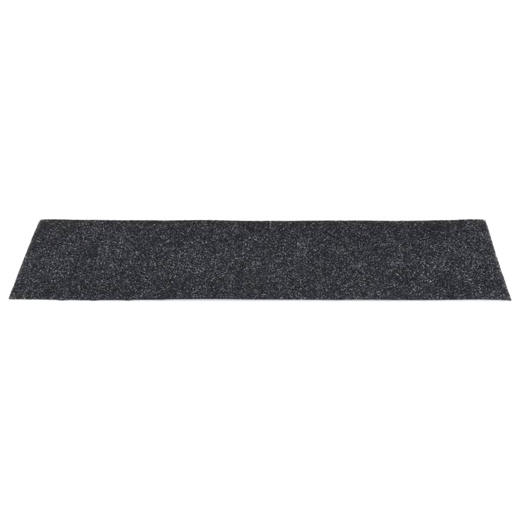 15 St Trapmatten Zelfklevend Rechthoekig 76X20 Cm Zwart