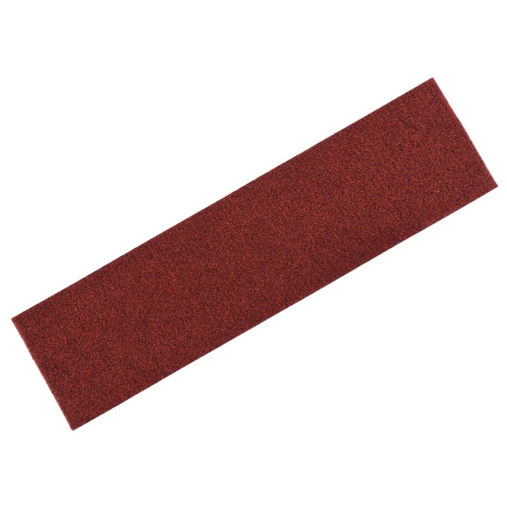 15 St Trapmatten Zelfklevend Rechthoekig 76X20 Cm Rood