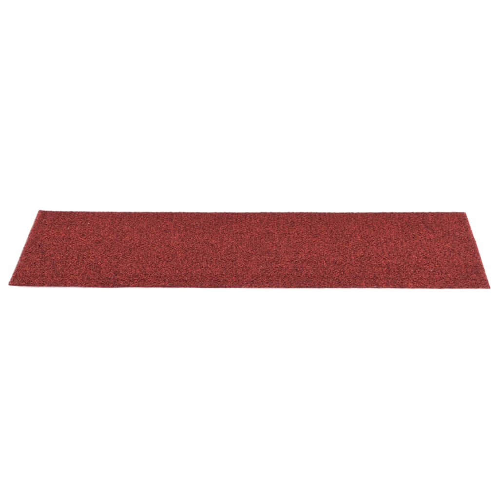 15 St Trapmatten Zelfklevend Rechthoekig 76X20 Cm Rood