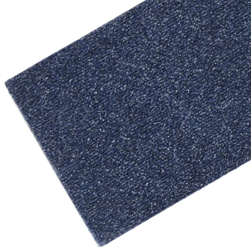15 St Trapmatten Zelfklevend Rechthoekig 76X20 Cm Grijsblauw