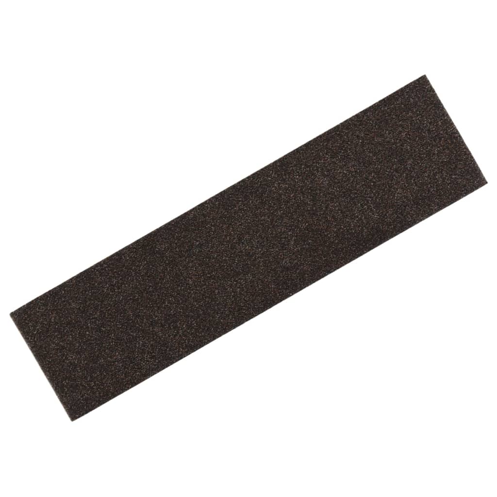 15 St Trapmatten Zelfklevend Rechthoekig 76X20 Cm Donkerbruin