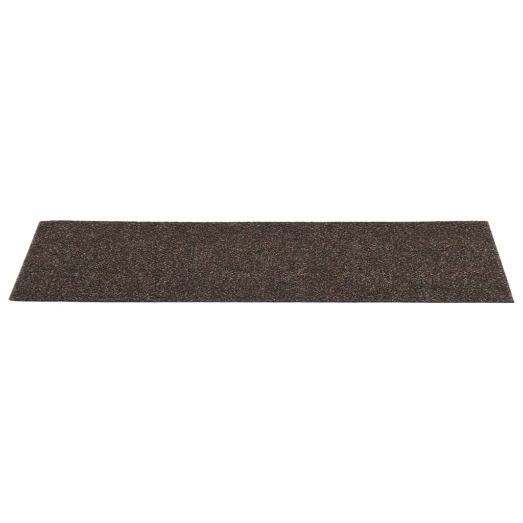 15 St Trapmatten Zelfklevend Rechthoekig 76X20 Cm Donkerbruin