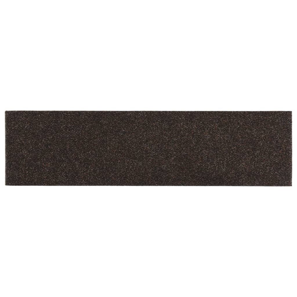 15 St Trapmatten Zelfklevend Rechthoekig 76X20 Cm Donkerbruin