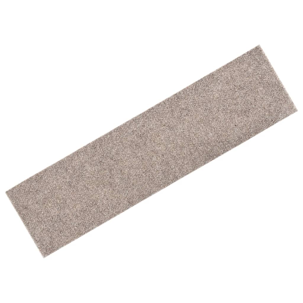 15 St Trapmatten Zelfklevend Rechthoekig 76X20 Cm Crèmekleurig