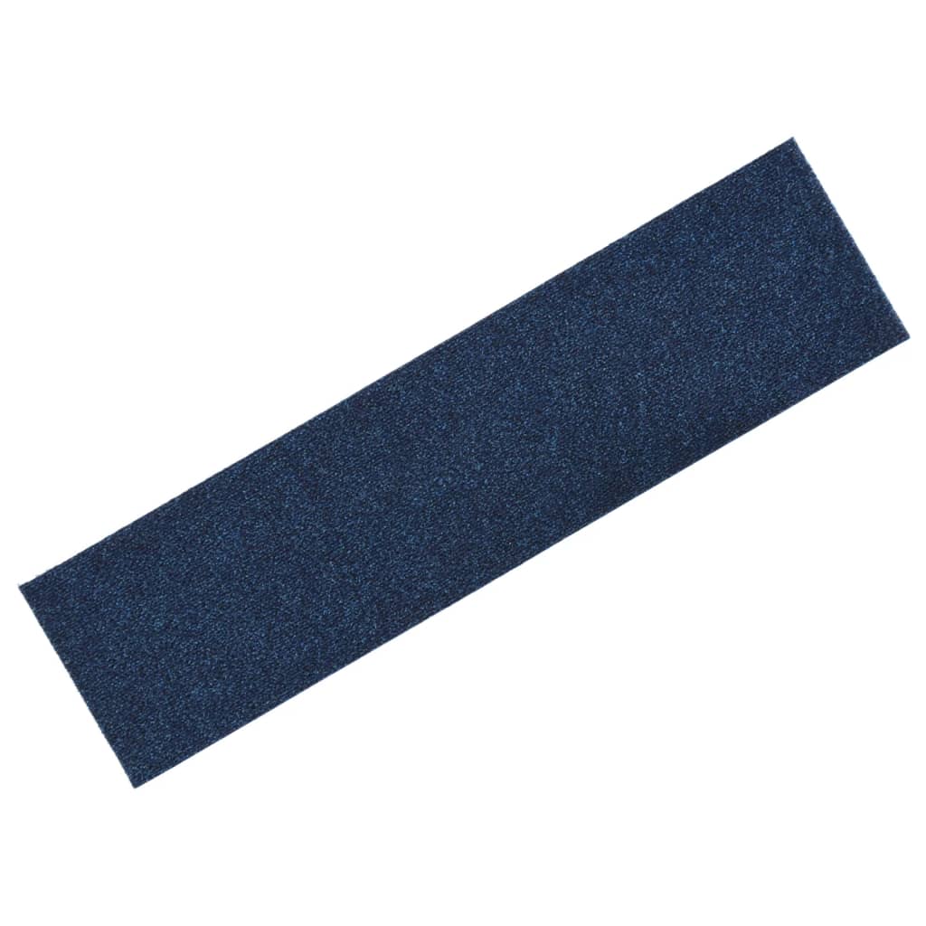 15 St Trapmatten Zelfklevend Rechthoekig 76X20 Cm Blauw