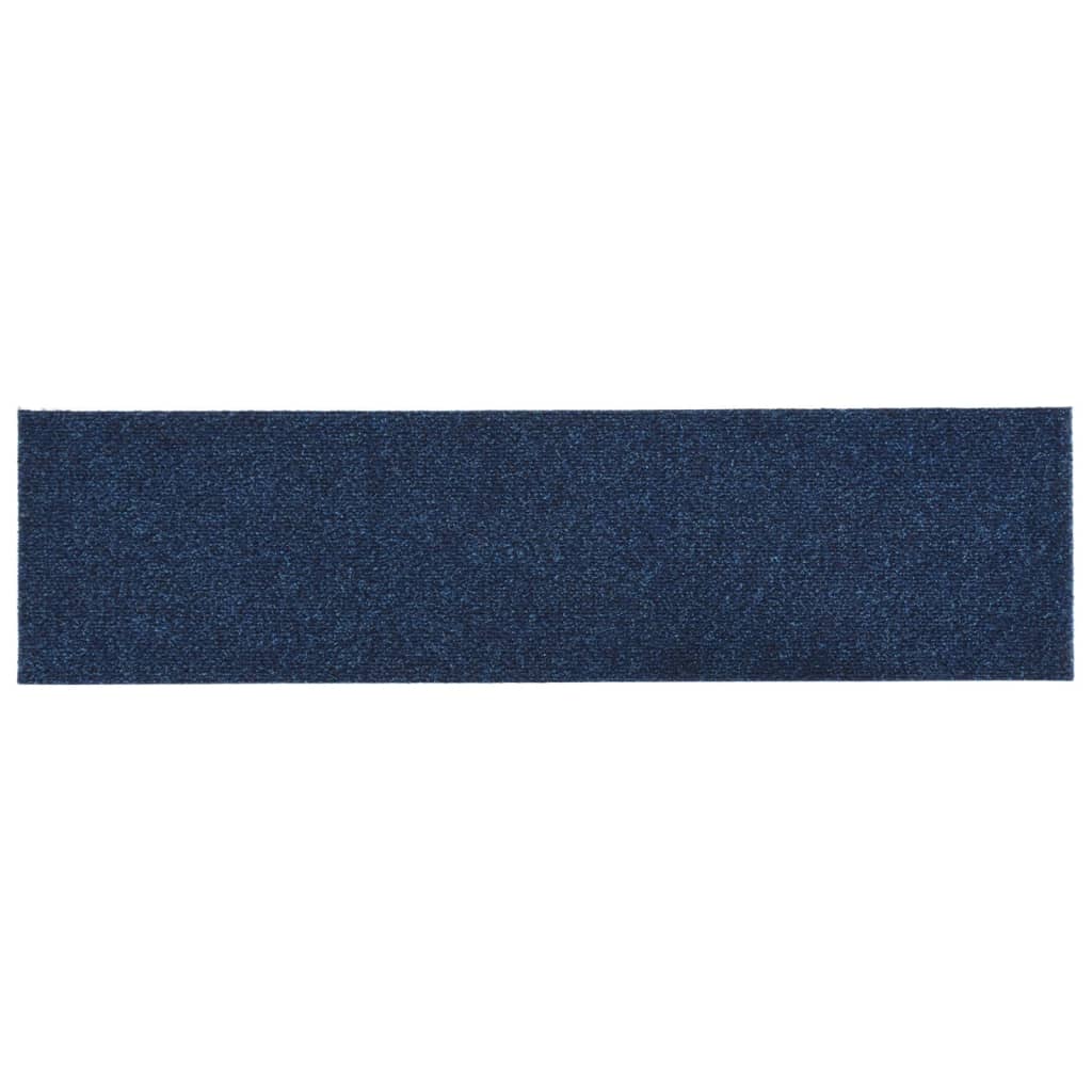 15 St Trapmatten Zelfklevend Rechthoekig 76X20 Cm Blauw