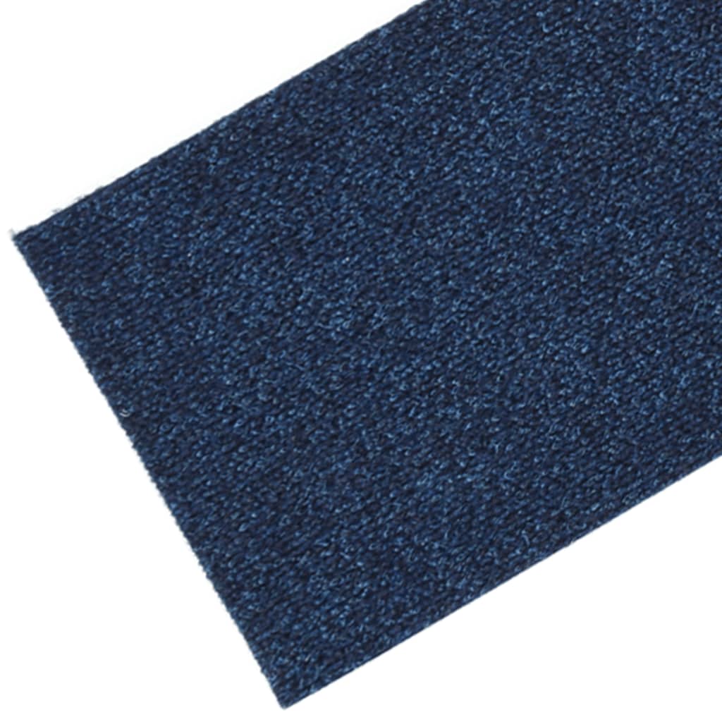 15 St Trapmatten Zelfklevend Rechthoekig 76X20 Cm Blauw