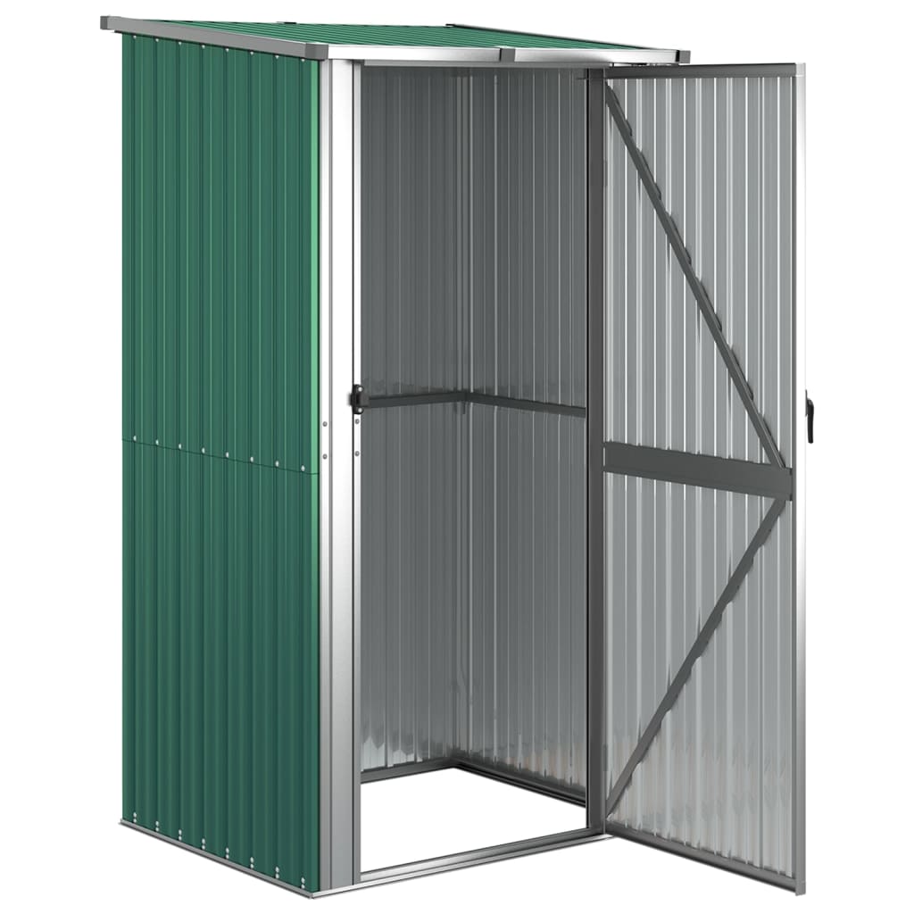 Tuinschuur 118,5X97X209,5 Cm Gegalvaniseerd Staal Groen