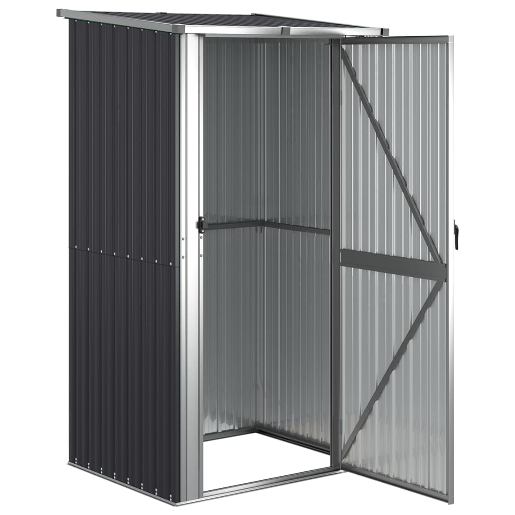 Tuinschuur 118,5X97X209,5 Cm Gegalvaniseerd Staal Antraciet