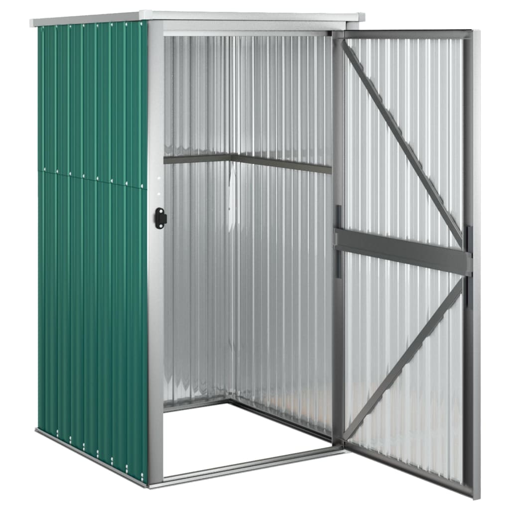 Tuinschuur 88X89X161 Cm Gegalvaniseerd Staal Groen