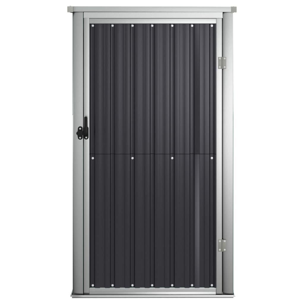Tuinschuur 88X89X161 Cm Gegalvaniseerd Staal Antracietkleurig