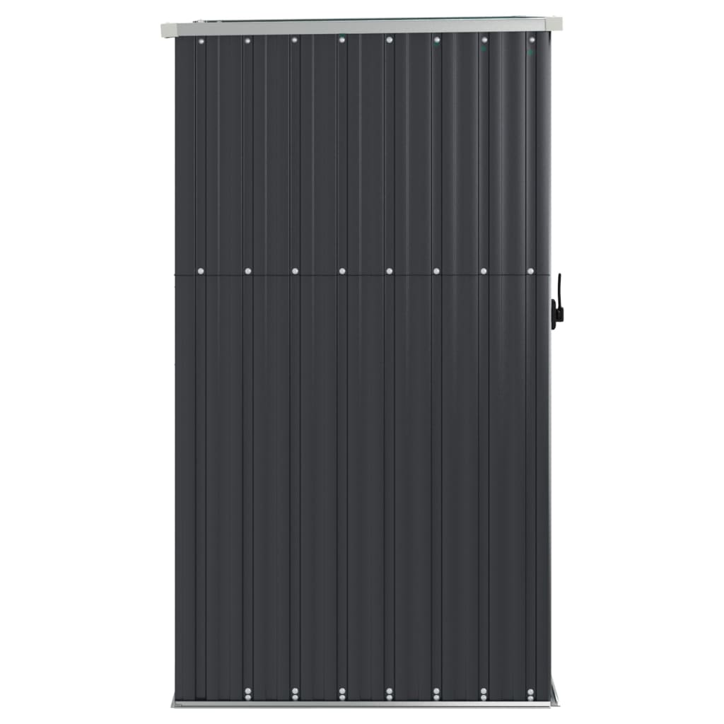 Tuinschuur 88X89X161 Cm Gegalvaniseerd Staal Antracietkleurig