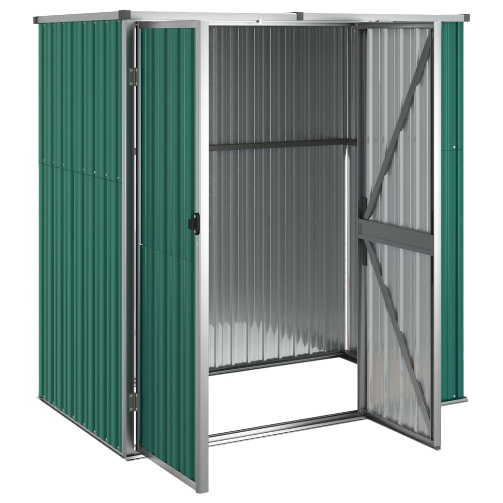 Tuinschuur 161X89X161 Cm Gegalvaniseerd Staal Groen