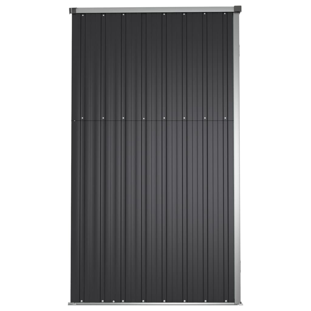 Tuinschuur 161X89X161 Cm Gegalvaniseerd Staal Antracietkleurig