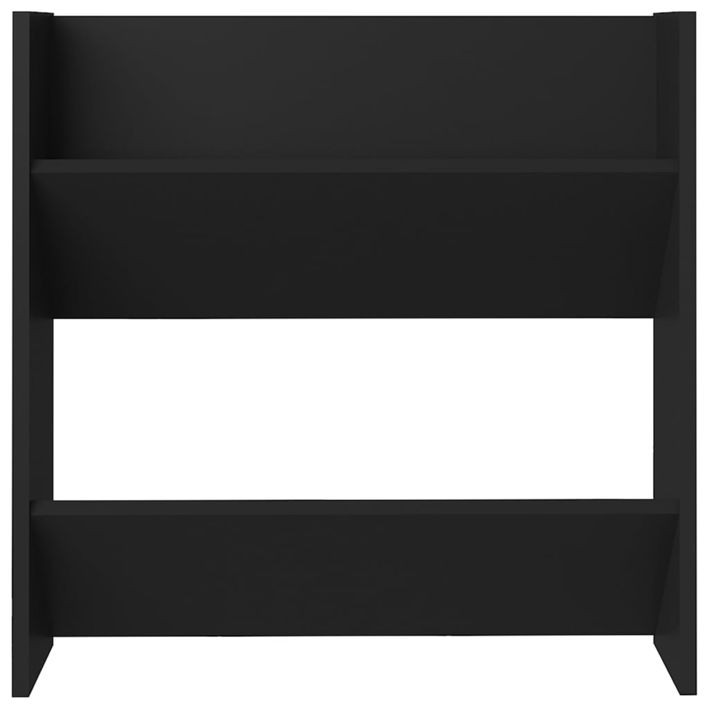 Wandschoenenkasten 4 St 60X18X60 Cm Spaanplaat Zwart