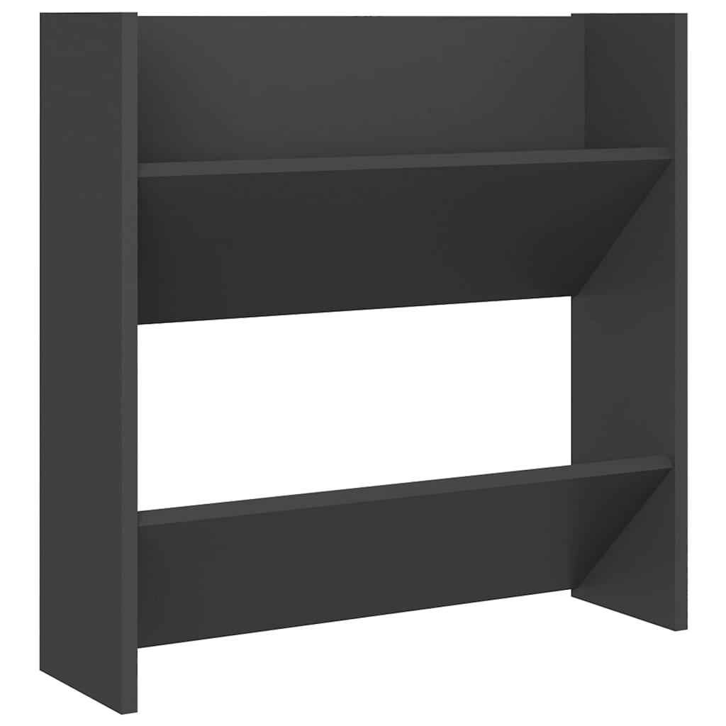 Wandschoenenkast 60X18X60 Cm Spaanplaat Grijs
