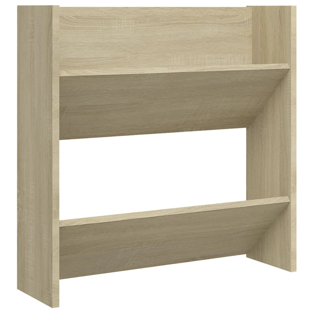Wandschoenenkasten 4 St 60X18X60 Cm Spaanplaat Sonoma Eiken