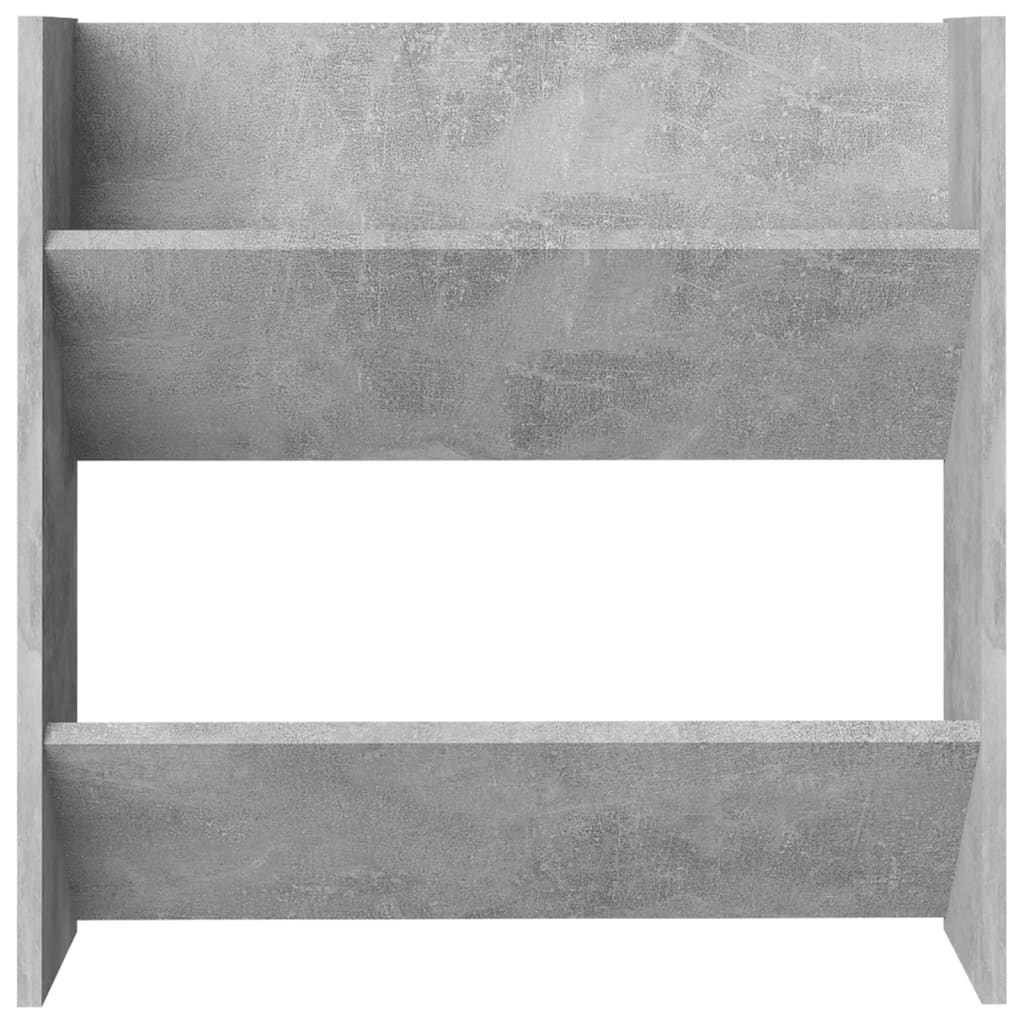 Wandschoenenkasten 4 St 60X18X60 Cm Spaanplaat Betongrijs