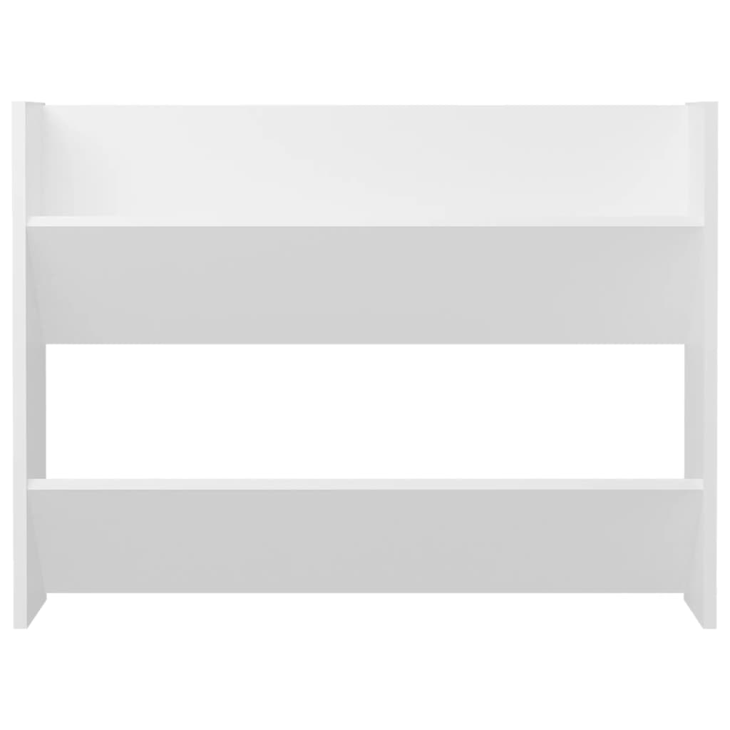 Wandschoenenkast 80X18X60 Cm Spaanplaat Wit