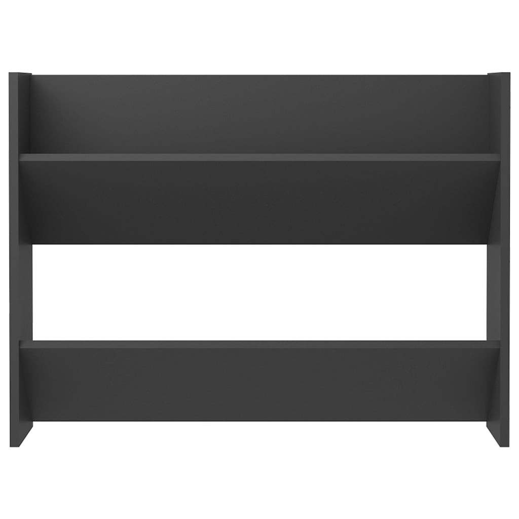 Wandschoenenkast 80X18X60 Cm Spaanplaat Grijs