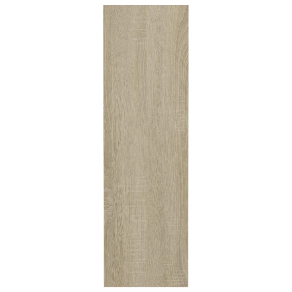 Wandschoenenkast 80X18X60 Cm Spaanplaat Sonoma Eikenkleurig