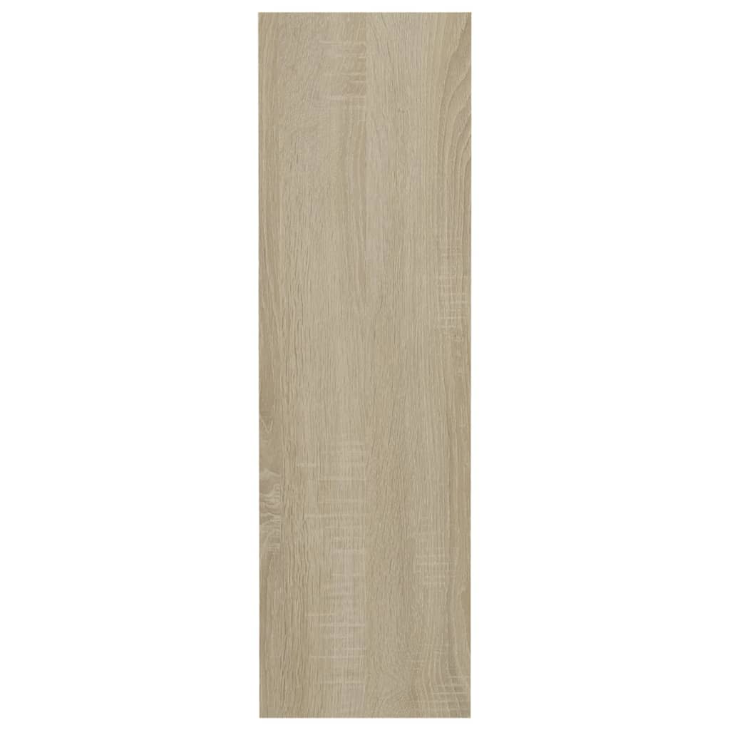 Wandschoenenkasten 2 St 80X18X60 Cm Spaanplaat Sonoma Eiken