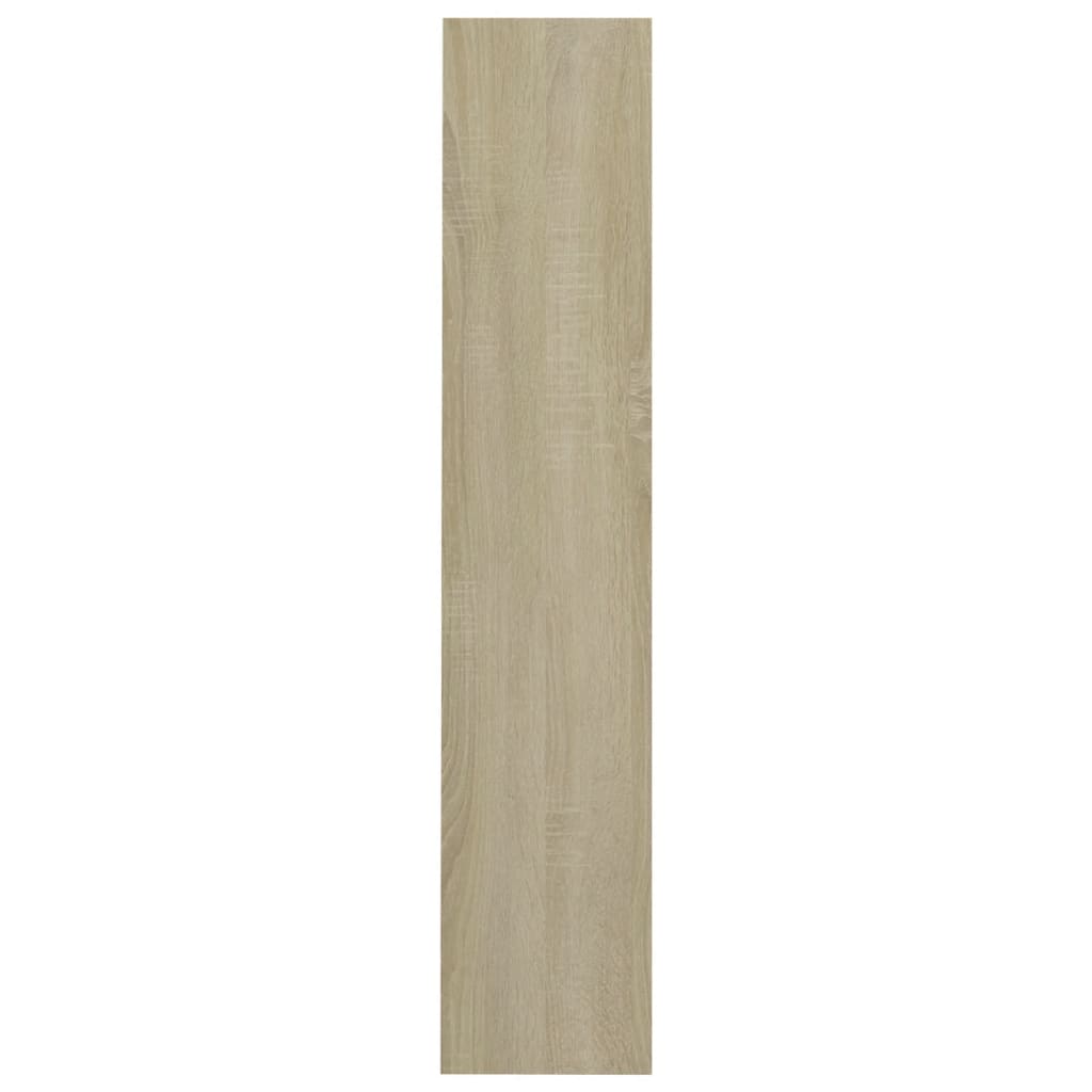 Wandschoenenkast 60X18X90 Cm Spaanplaat Sonoma Eikenkleurig