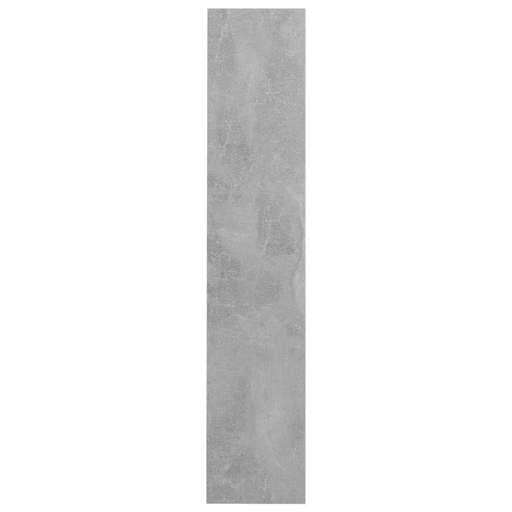 Wandschoenenkast 60X18X90 Cm Spaanplaat Betongrijs