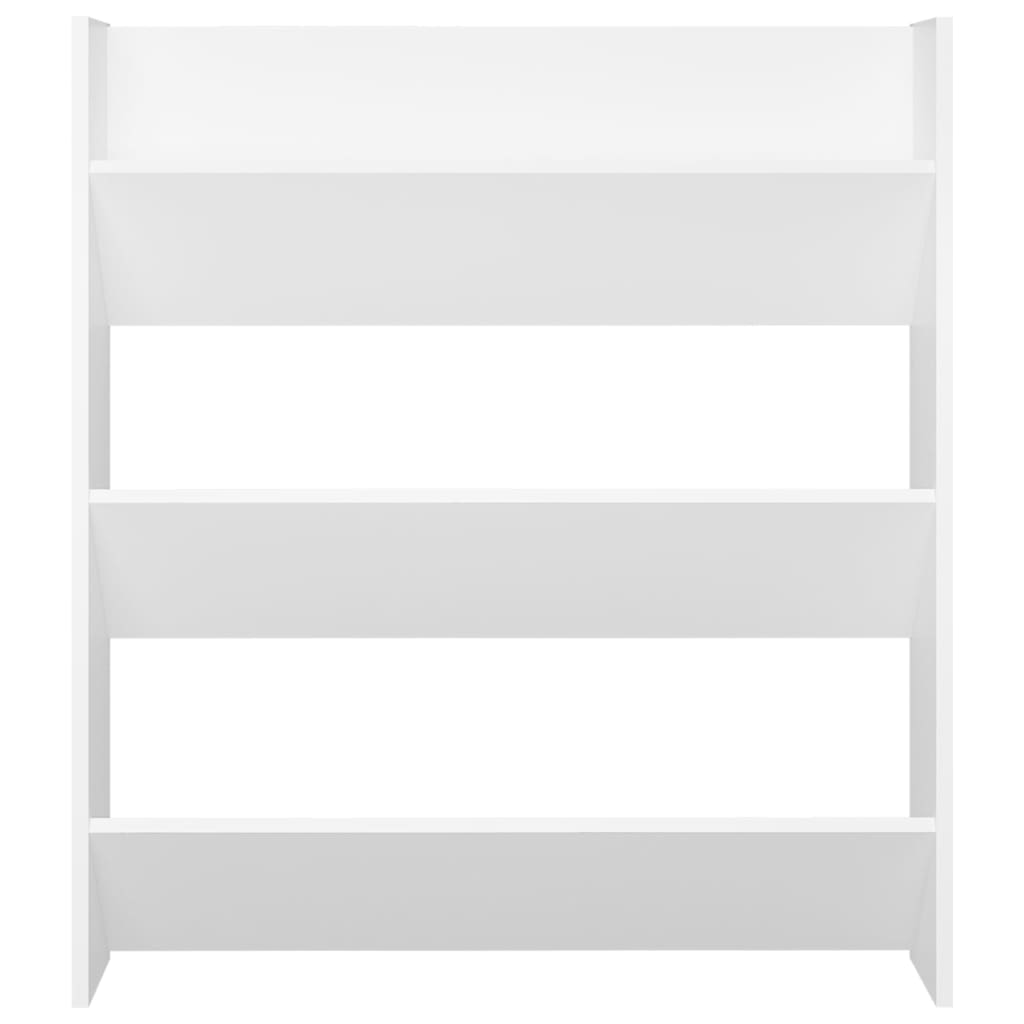 Wandschoenenkast 80X18X90 Cm Spaanplaat Wit