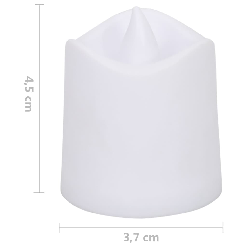Theelichtjes 50 St Led Vlamloos Elektrisch Warmwit