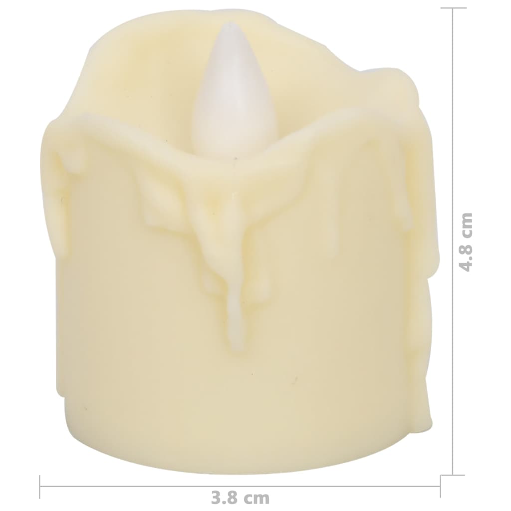 Theelichtjes 100 St Led Vlamloos Elektrisch Warmwit