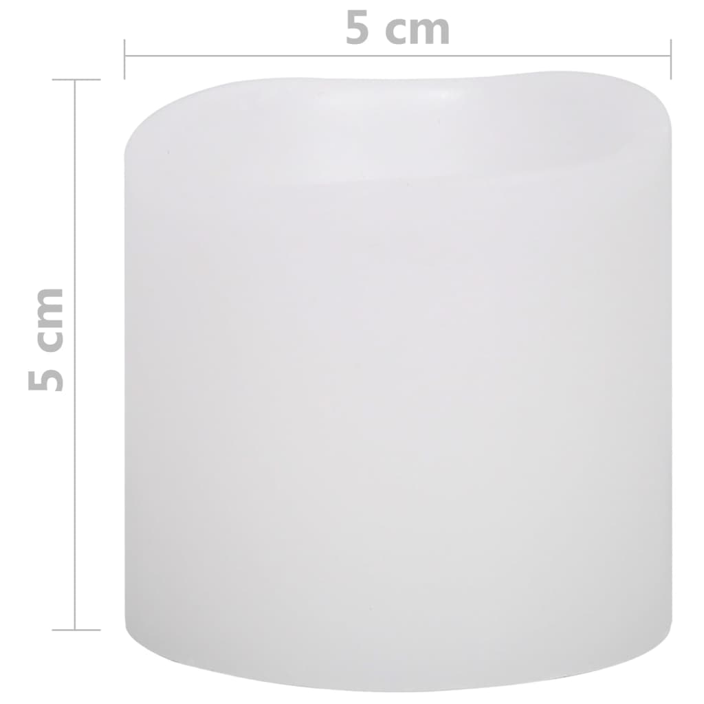 Kaarsen 12 St Led Warmwit