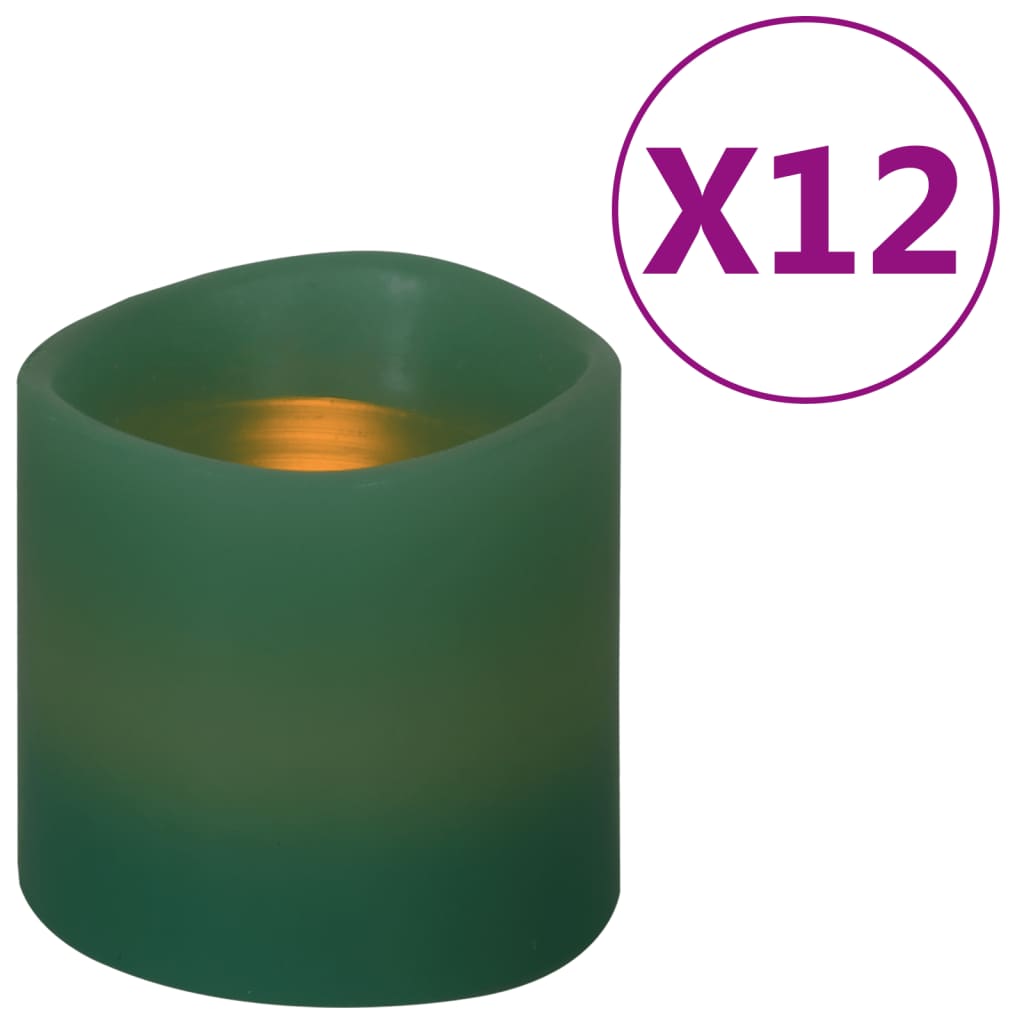 Kaarsen 12 St Led Warmwit