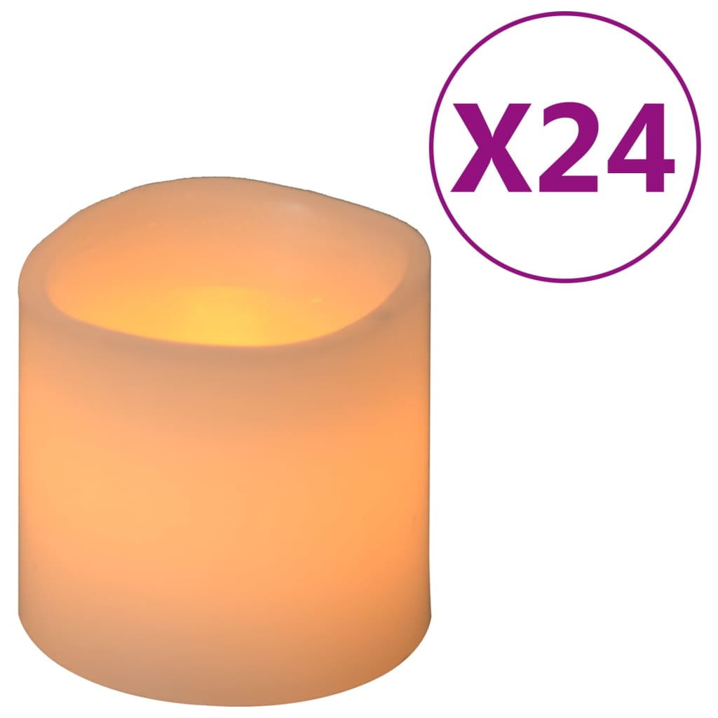 Kaarsen 24 St Led Warmwit