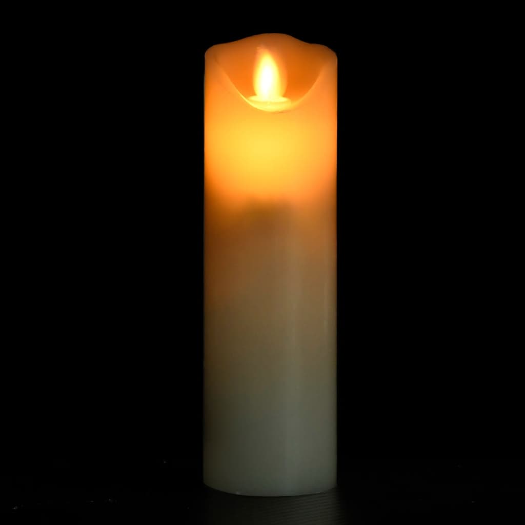 5-Delige Kaarsenset Met Afstandsbediening Led Warmwit