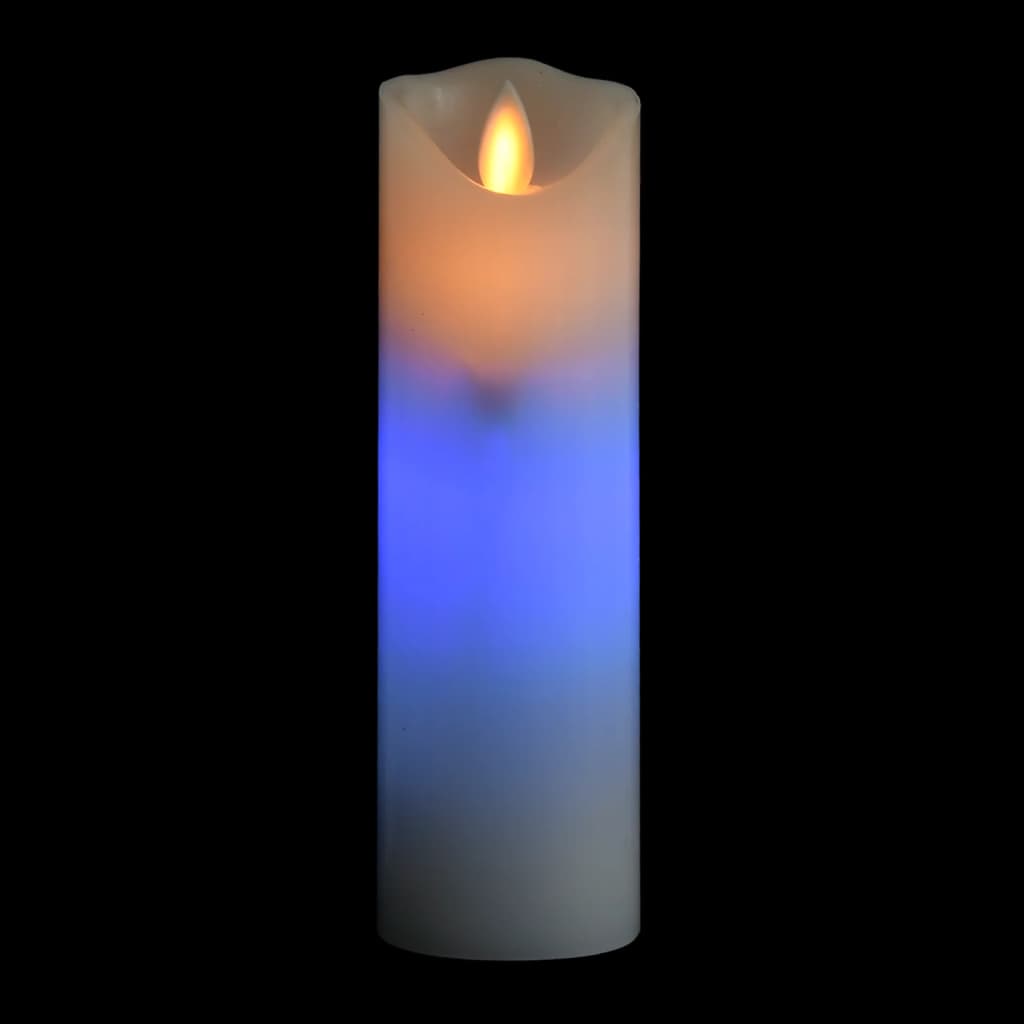 5-Delige Kaarsenset Met Afstandsbediening Led Meerkleurig