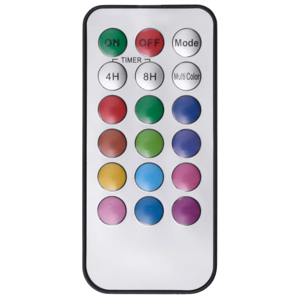 5-Delige Kaarsenset Met Afstandsbediening Led Meerkleurig