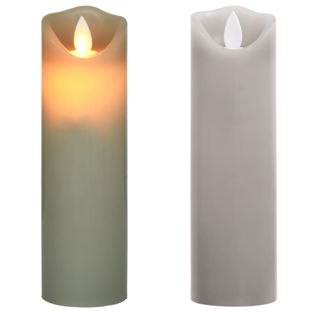 5-Delige Kaarsenset Met Afstandsbediening Led Warmwit