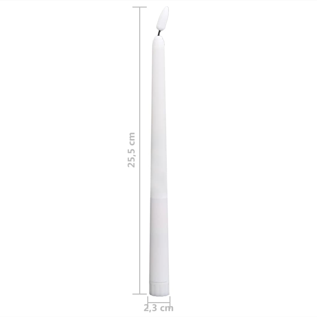 Dinerkaarsen 6 St Led Vlamloos Elektrisch Warmwit