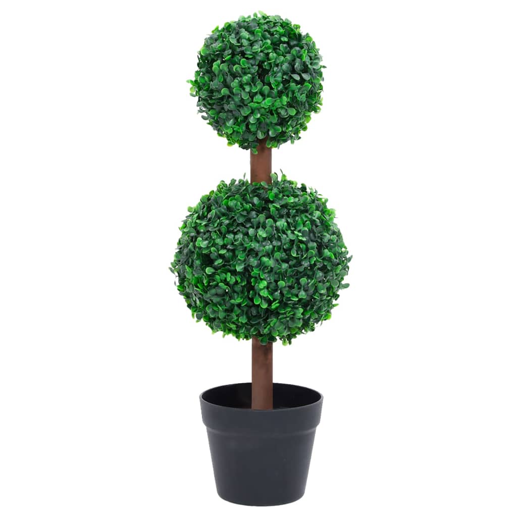 Kunstplant Met Pot Buxus Bolvorming 60 Cm Groen
